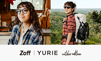 アウトドアクリエイター『YURIE』とのコラボレーション「Zoff | YURIE OUTDOOR EDITION」第3弾が登場