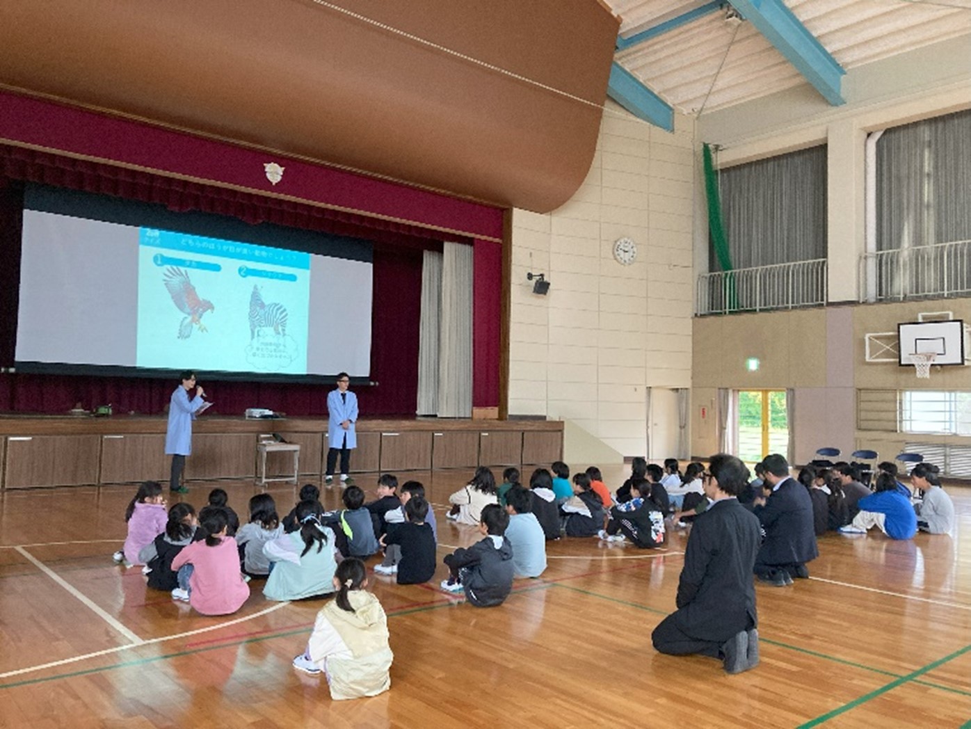 メガネのZoff「目の健康」を啓発する出張授業～愛知県知多郡美浜町立布土小学校～