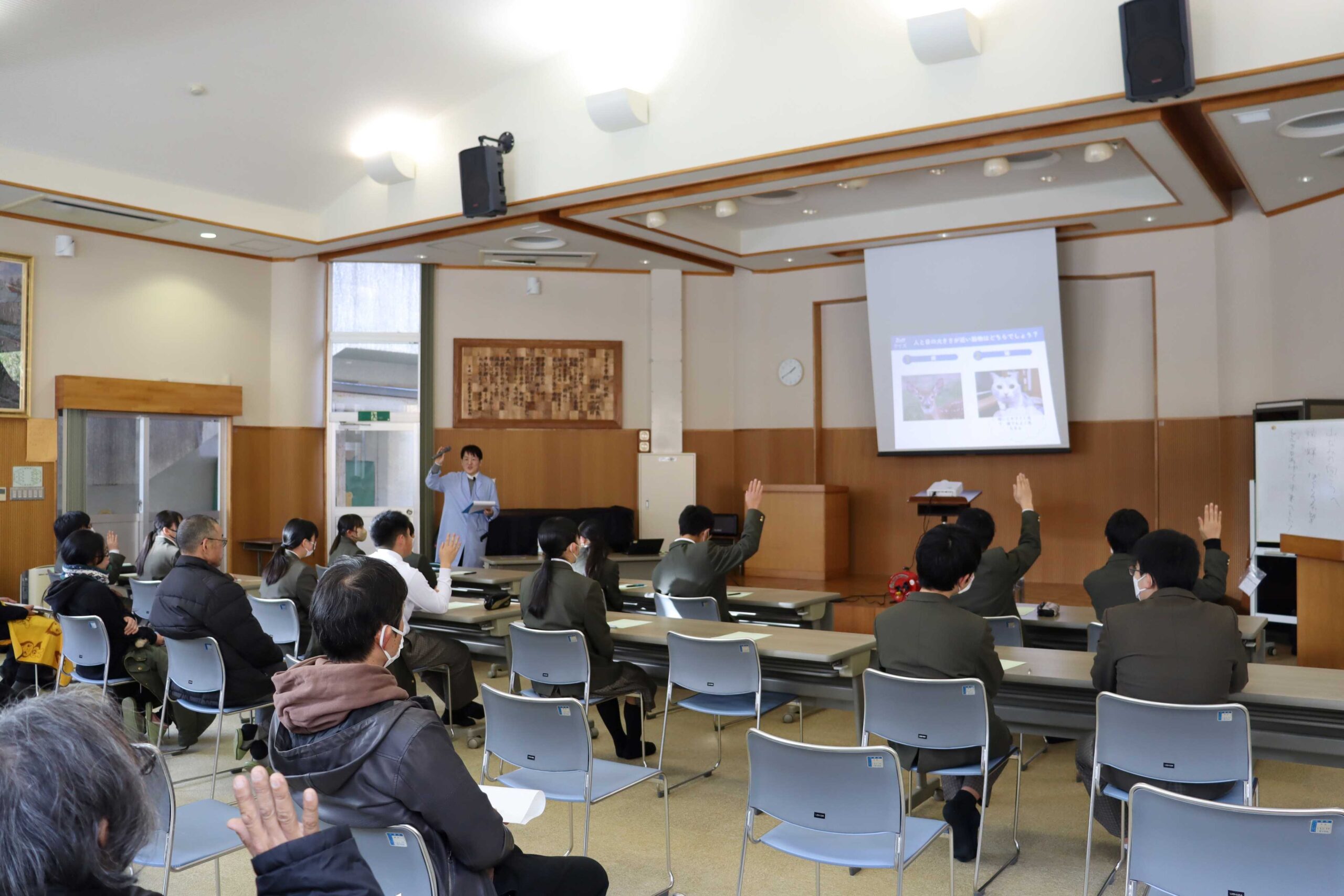 メガネのZoff「目の健康」を啓発する出張授業～山梨県小菅村立小菅中学校～